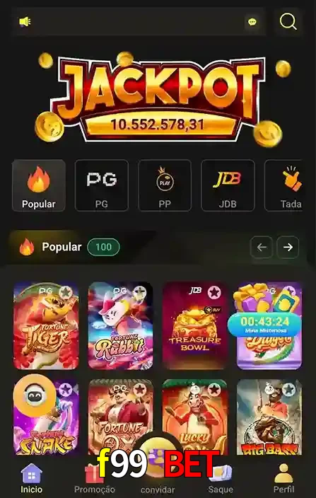 Promoções Especiais no f99 bet App